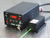 High stability green laser, LCD